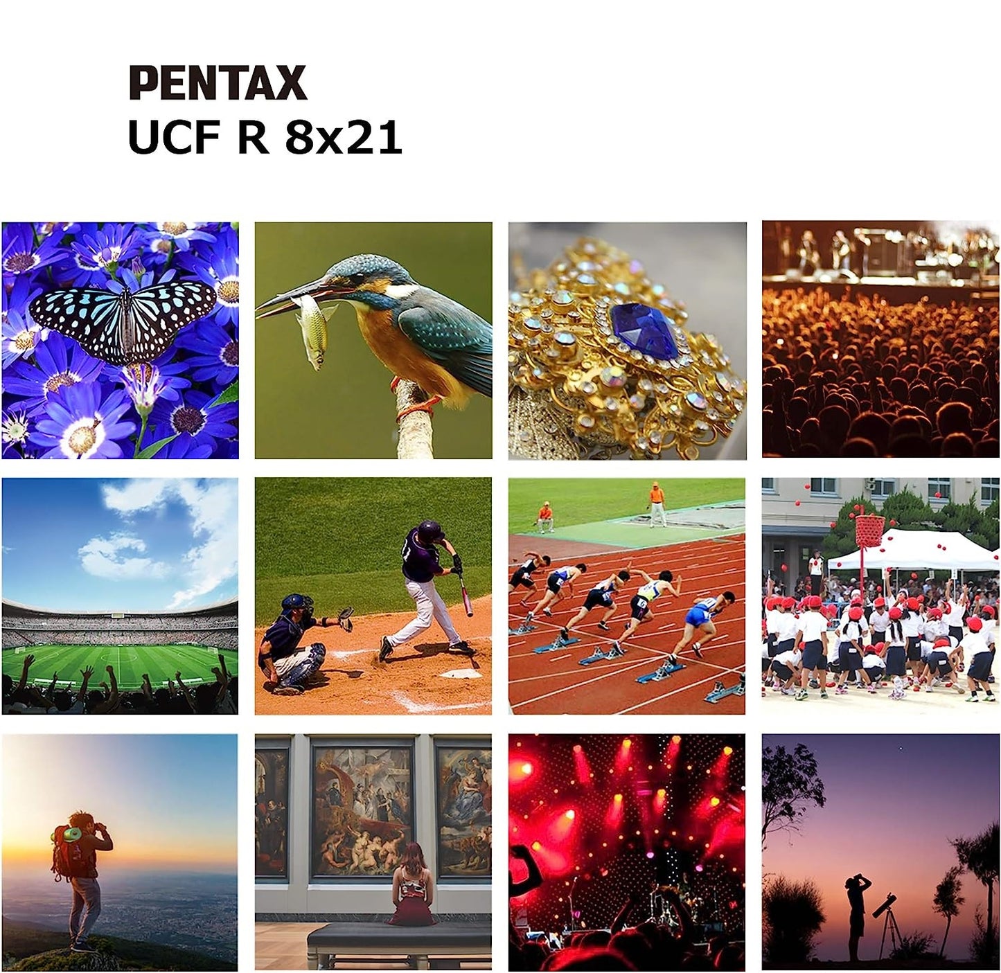 Binoculars Pentax 8x21 UCF-R Black (62209)