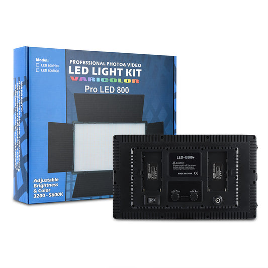 Video light lamp LED U800 29x17 cm 960 Lights 3200K-6500K Remote without tripod