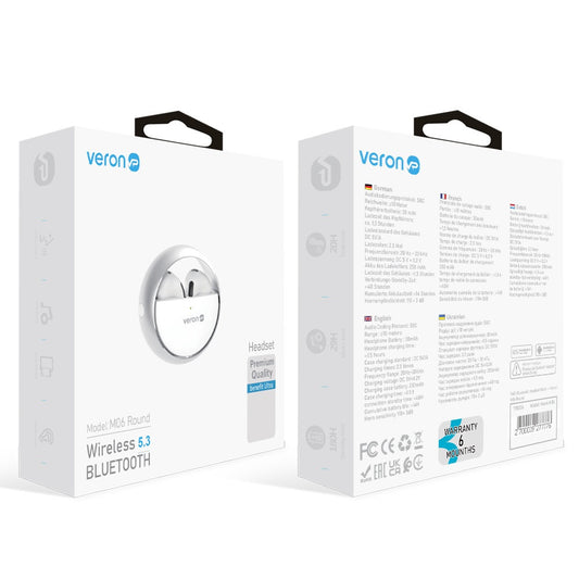 TWS Bluetooth Headset Veron – Veron M06 Round