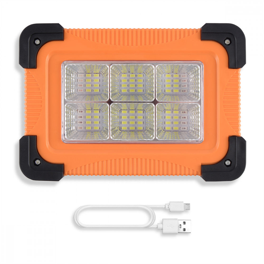 LED Floodlight with Battery 6000 mah LED Charging Working Lamp