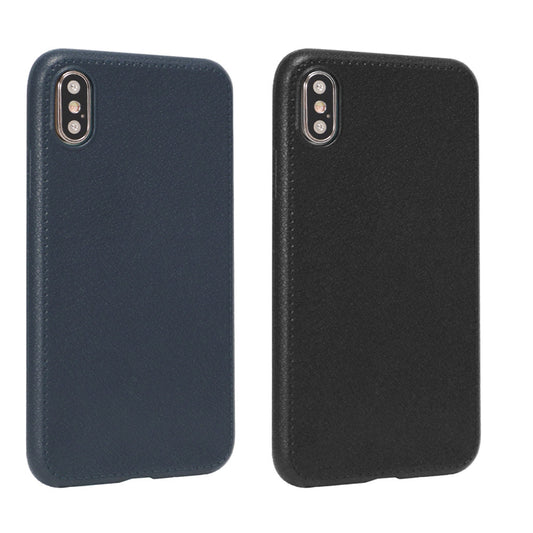 Cover Cases TPU Slim Leather Case Samsung A30 - Black