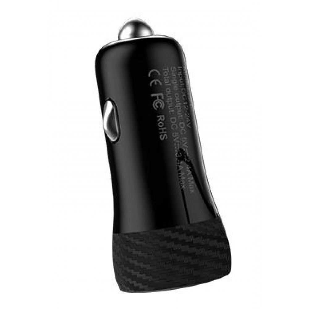 Car Charger 3.4A 2U Hoco Z21 – Black