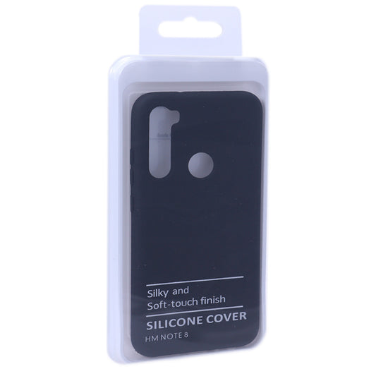 Cover Cases Original Silicone Case Xiaomi Redmi Note 8 — Black