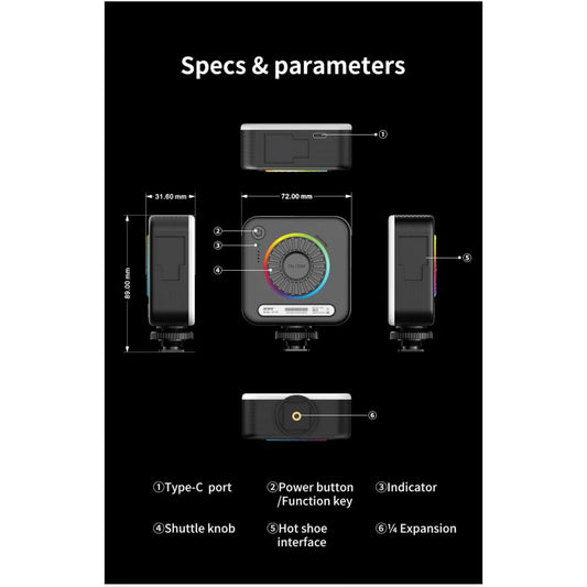 Studio lamp video light ORDRO LED SL50