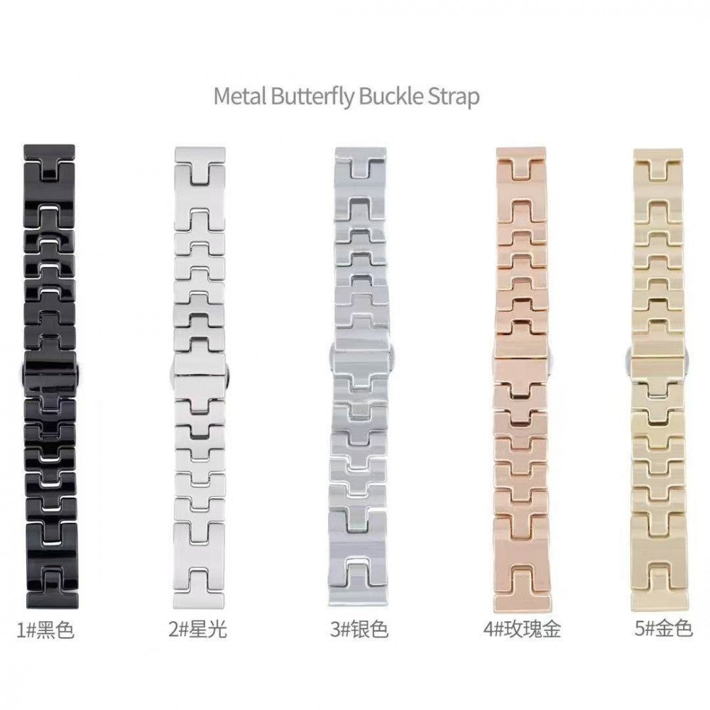 Ремінець H-hermes metal Apple Watch 42 mm 44 mm 45 mm 49 mm — Starlight