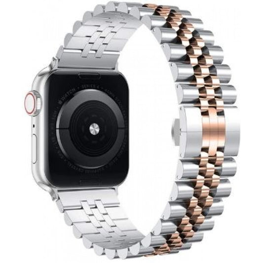 Reminets Rolex 5 Bead – Apple Watch 42 mm | 44mm | 45mm | 49mm Rose Gold