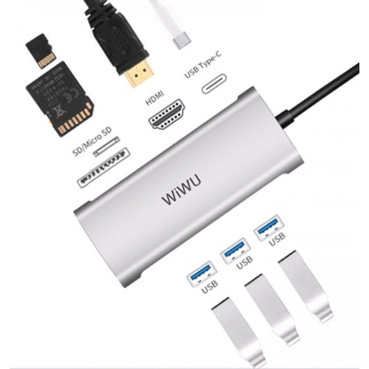 HUB USB C 7 in 1 – WiWU Alpha 731HP