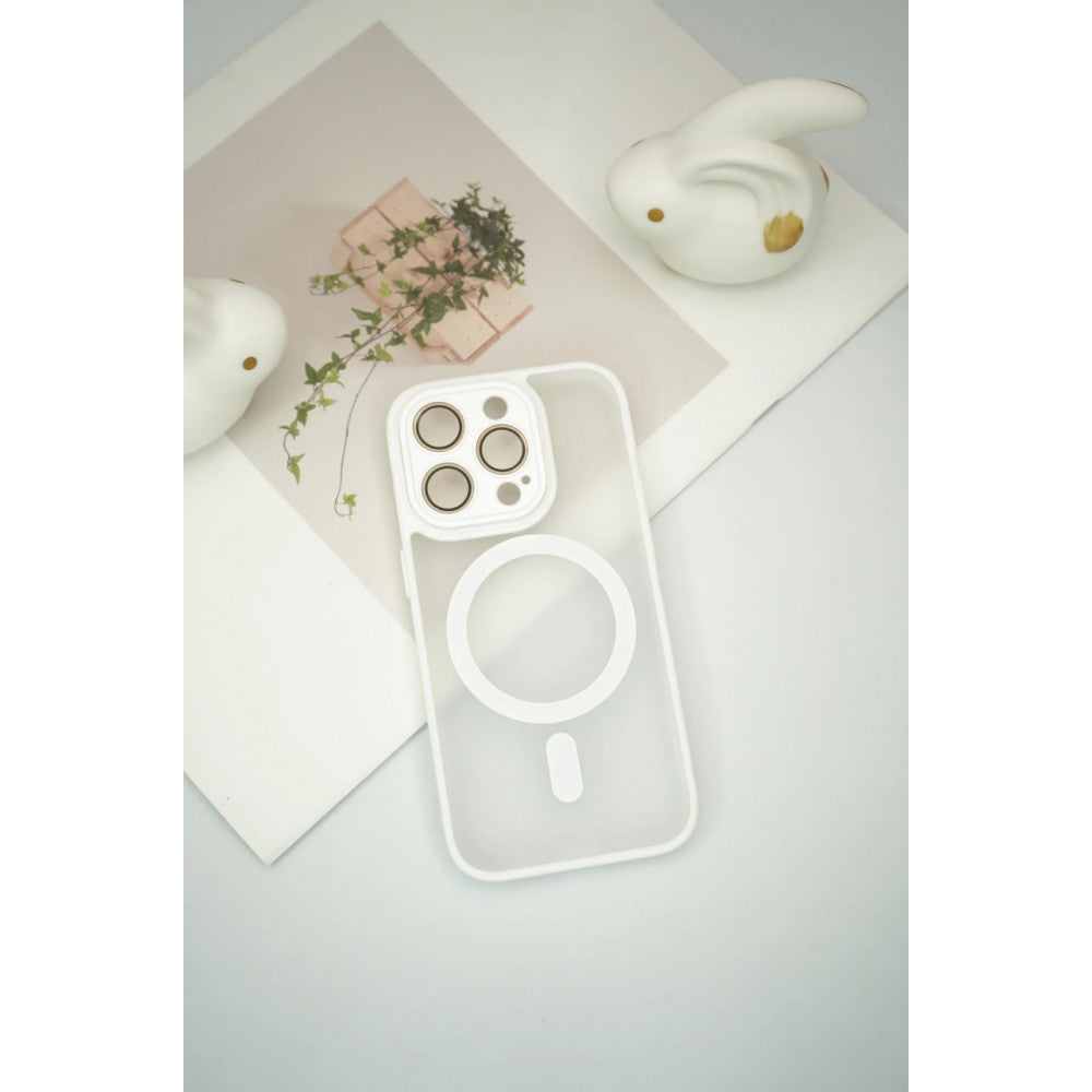 PC Matte Case With Magsafe iPhone 11 Pro Max — White