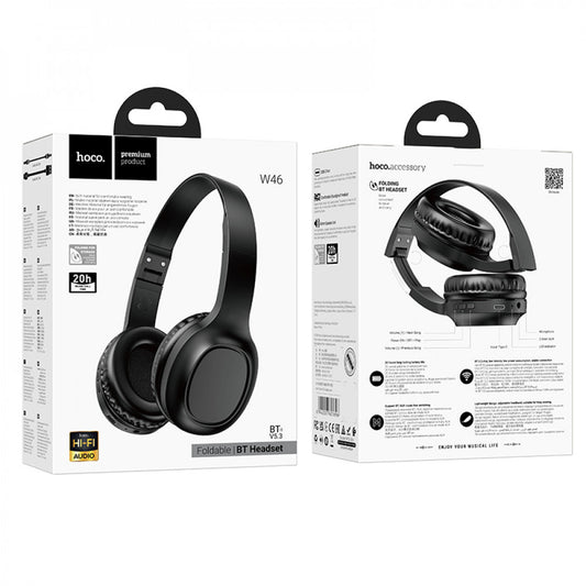 Bluetooth Headphones Hoco W46 – Black