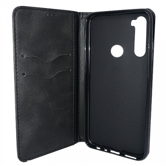 Book Cases Leather Book Case Xiaomi Redmi Note 8 — Black