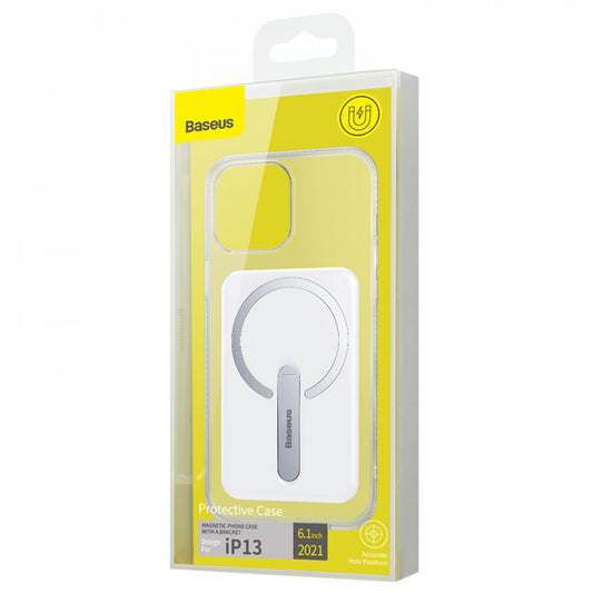 Накладка Чехлы Baseus (ARCX000202) Magnetic Phone Case with a Bracket For iP13 Pro Max 6.7inch 2021 — ARCX000202 Transparent