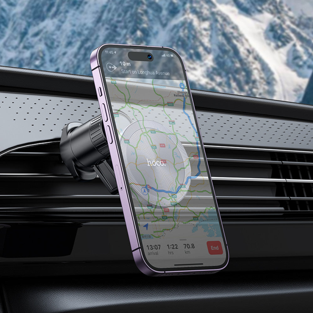 Car Magnetic Air Vent Holder Hoco H23 — Black