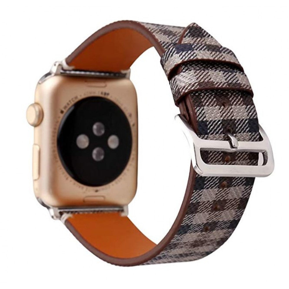 Ремінець Leather Skew Lattice Series Apple Watch 38 mm 40 mm 41 mm