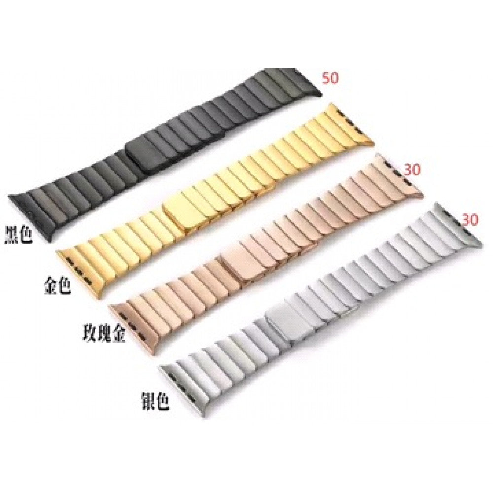 Ремінець Metal Link magnetic lock — Apple Watch 42 | 44 | 45 | 49 mm Silver