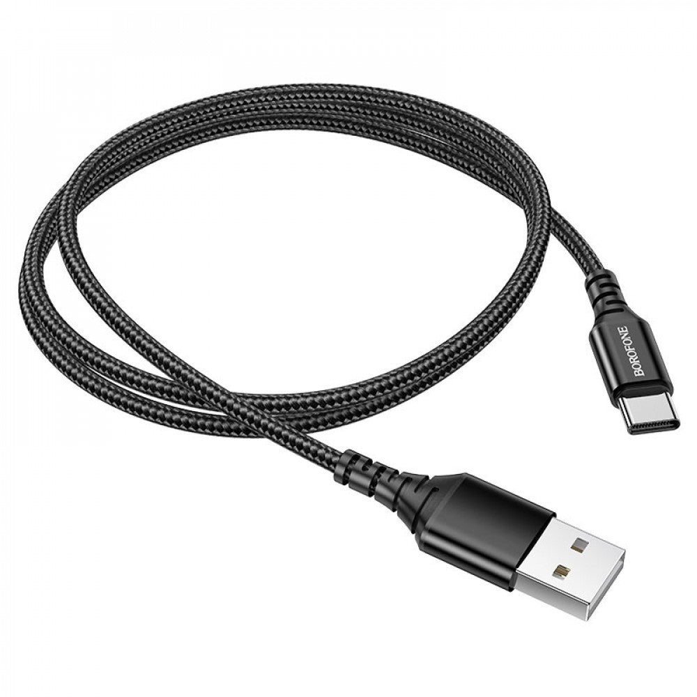 USB C 2.4A Cable (1m) — Borofone BX54 — Black
