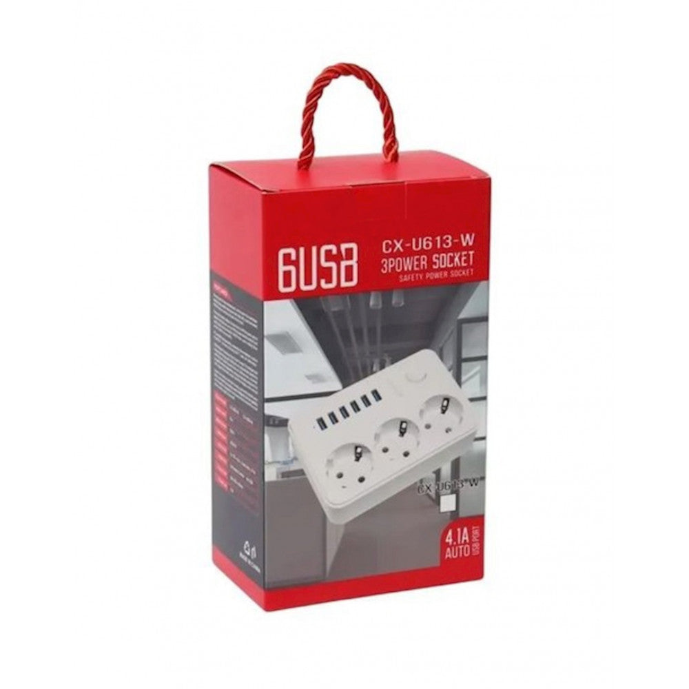 Life filter 6U 3P 3A 2m CX-U613 – White