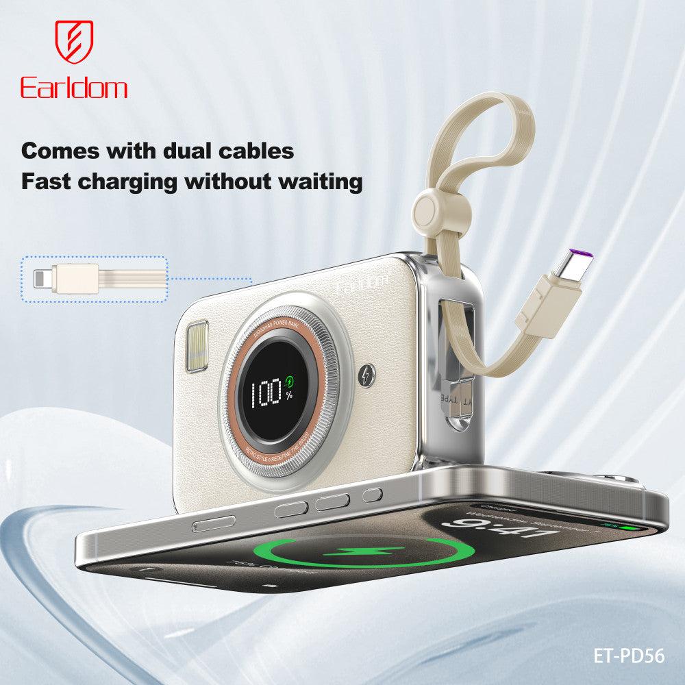 Power Bank 10000 mAh — Earldom ET-PD56 — White