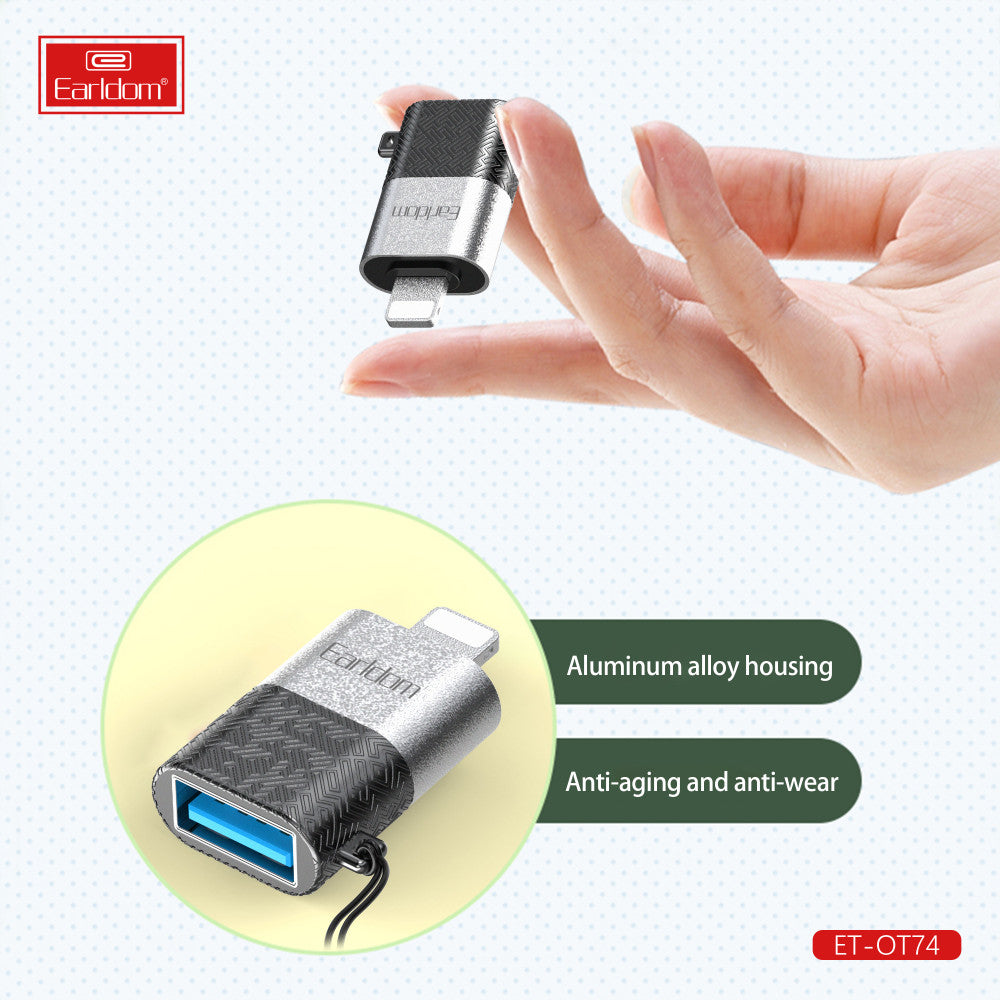 USB 3.0 to Lightning Adapter OTG Earldom ET-OT74