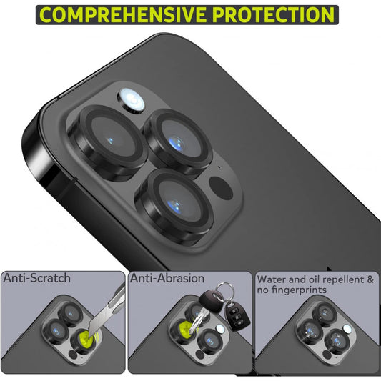 Camera Glass Steel iPhone 16/16 Plus – Brown