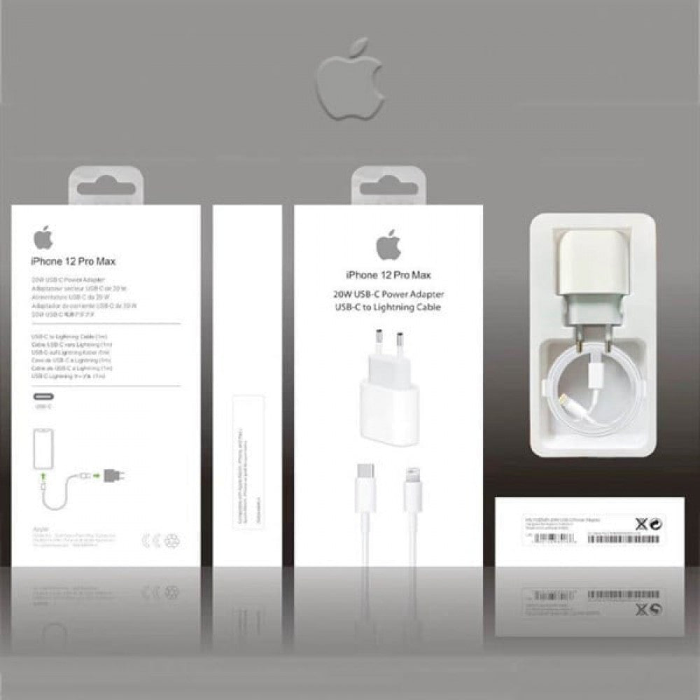 Apple Smartphones Home Charger 20W PD USB C to Lightning Cable (1m) MHJ83ZM/A