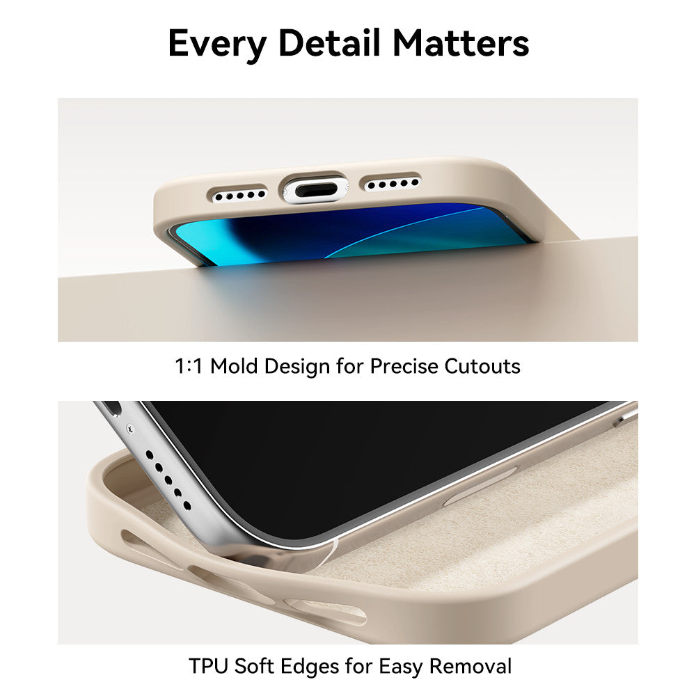 Накладка Чехлы Rock Armor Matte Series TPU Case with Magsafe — iPhone 17 Pro Max — Beige