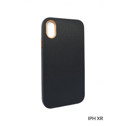 Leather Case iPhone Xr Cover - Black