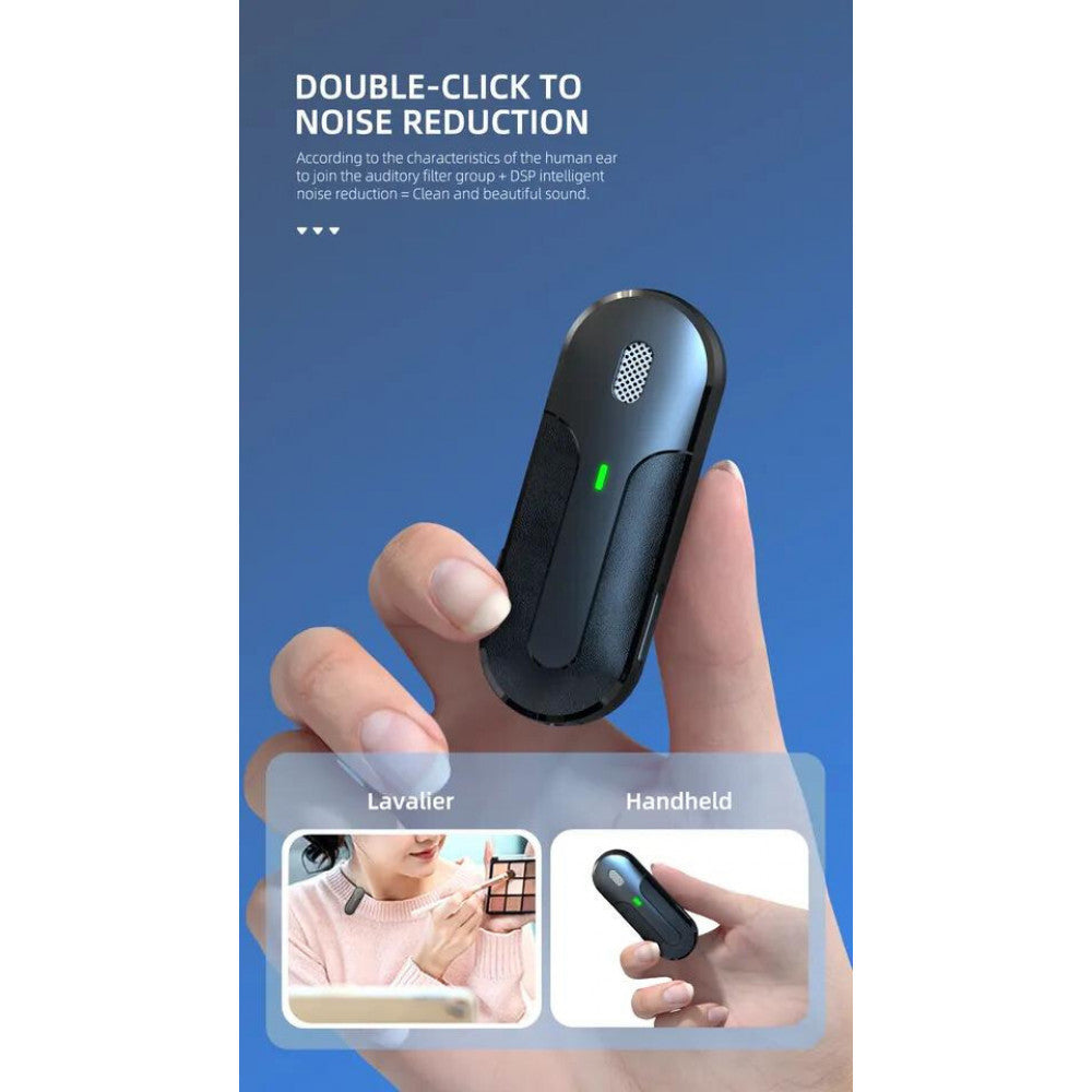 Wireless microphone for phone Lightning Veron M8-2L with charging case