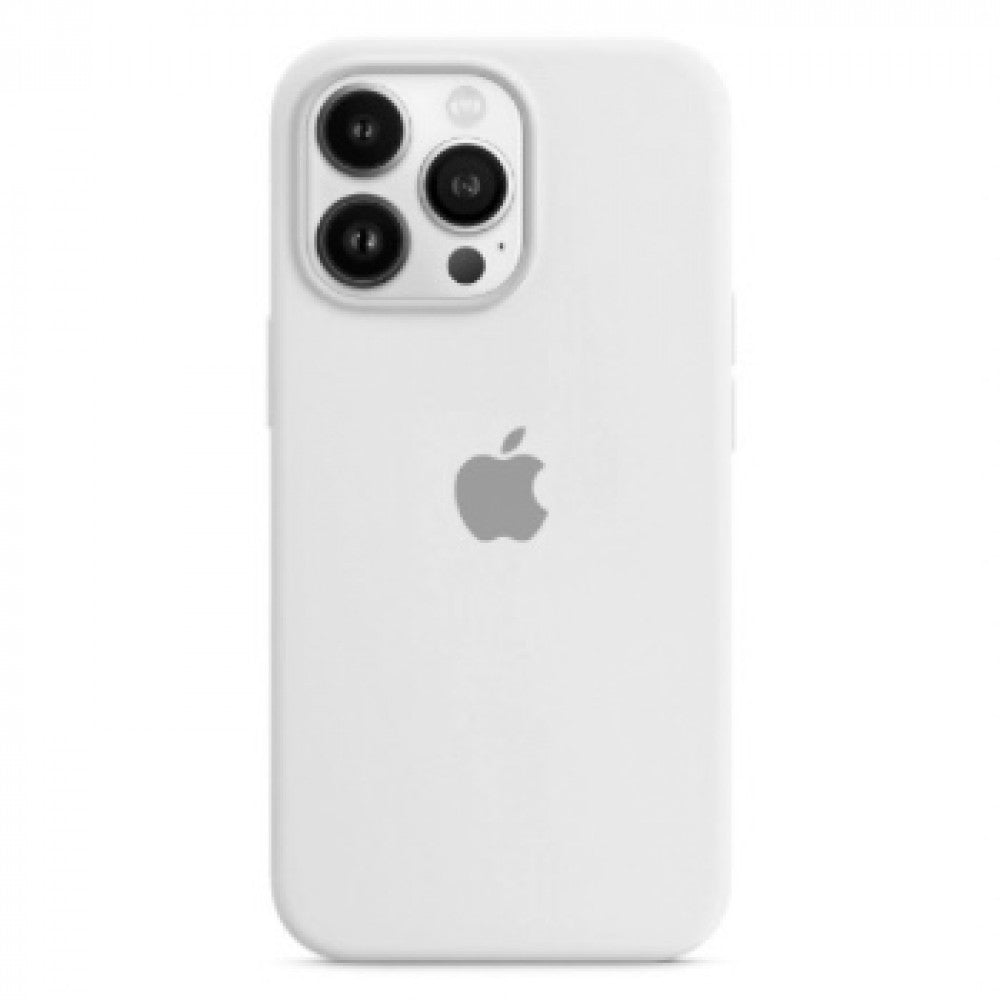 Original Silicone Case Full Size iPhone 16 Plus — White (9)