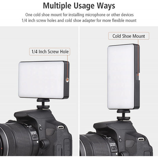 Video light lamp LED W140 RGB 8W LED 140pcs color 2500-9000K CRI95+ Battery 3100mAh