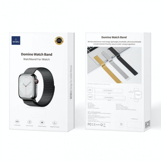 Ремінець Wiwu Wi-WB002 Apple Watch 42 44 45 49 mm — Black