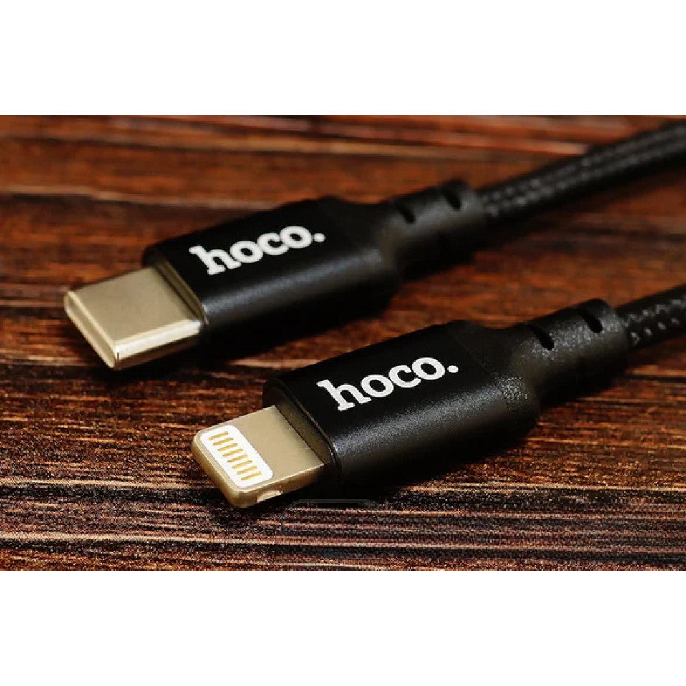 USB C to Lightning Cable 20W PD (2m) – Hoco X14 Double Speed – Black
