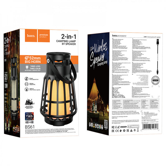 Bluetooth Speaker – Hoco BS61 – magic black night