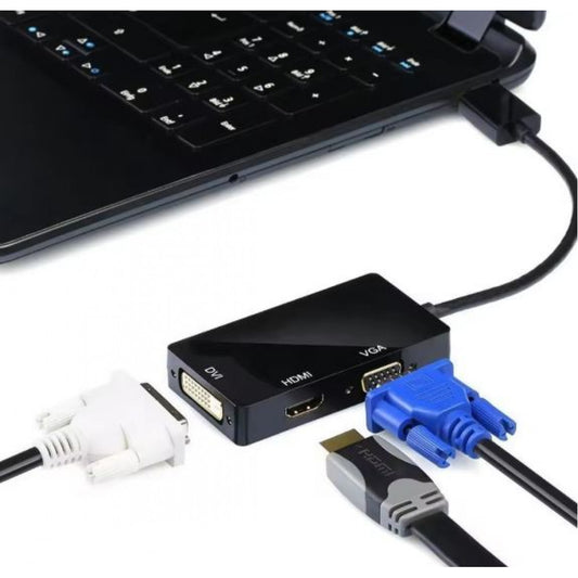 Adapter DP to VGA HDMI DVI 3 in 1