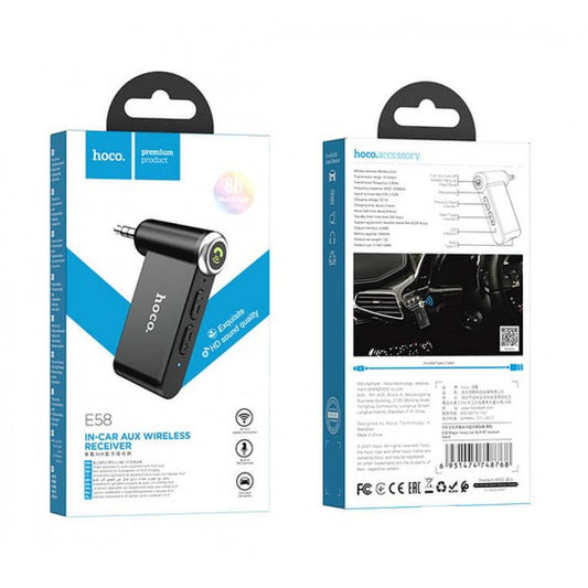Bluetooth Audio Receiver – Hoco E58 Magic music – Black