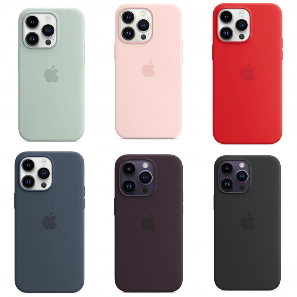Silicone Case with MagSafe - iPhone 14 Pro Max - Chalk Pink