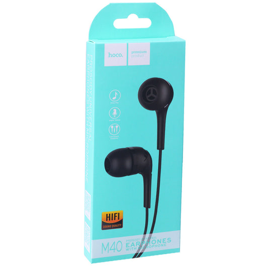 Headphones with microphone 3.5mm – Hoco M40 Prosody – Black