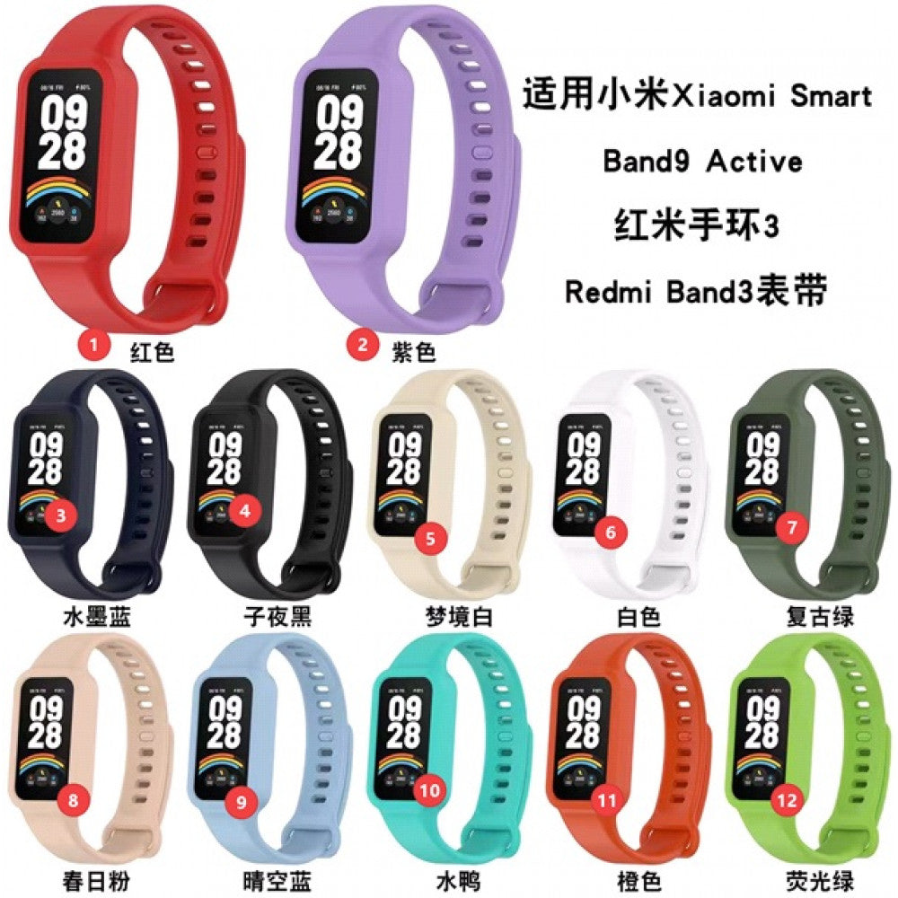 Ремінець Silicone Sport Band Xiaomi Mi Band 9 Active — Dark Green