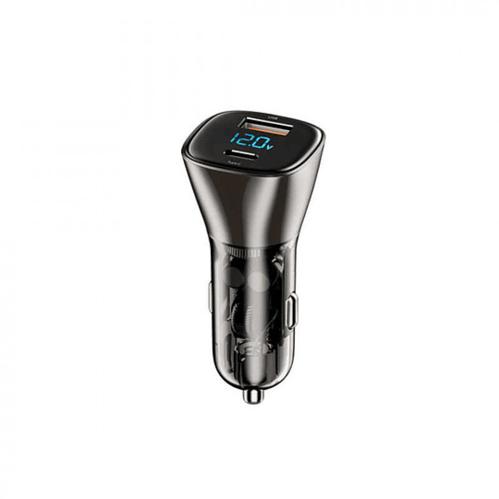 Car Charger 45W PD QC3.0 WiWU PC500 – Gray