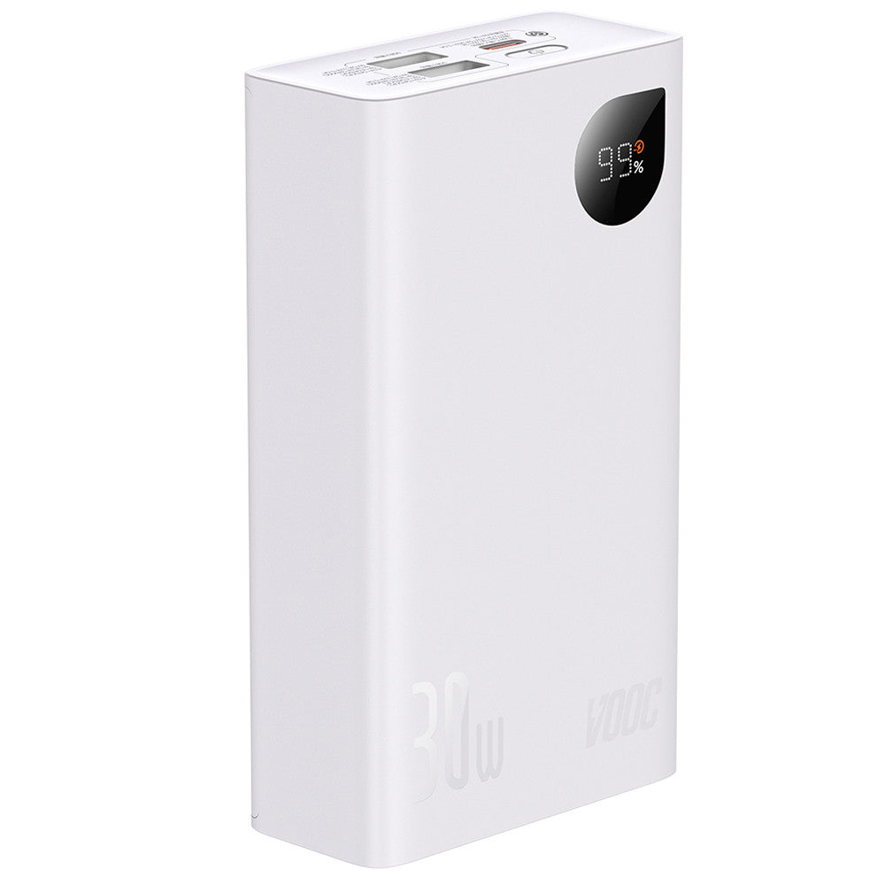 Power Bank 20000 mAh | 30W | Digital Display - Baseus (PPAD050) - PPAD050002 White