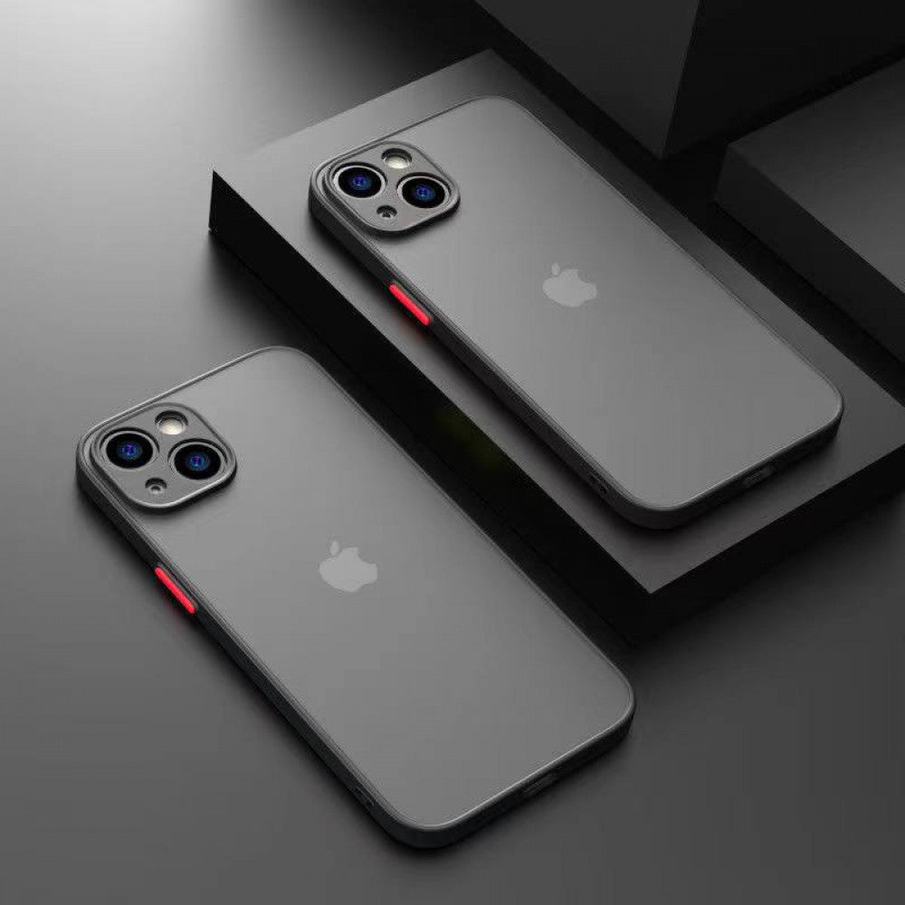 Cover Cases Matte TPU Plastic Case Xiaomi Redmi Note 12 Pro Plus — Black