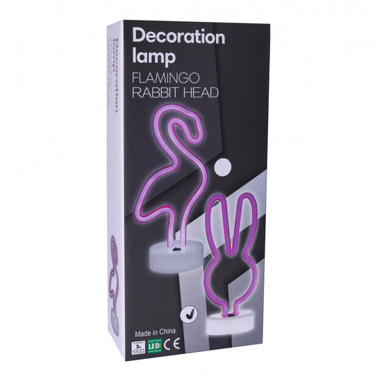 Night light Neon Lamp series - Bunny Pink