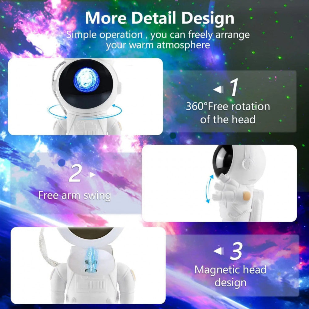 Night Light Projector - Astronaut Star Lightr — MXS-003