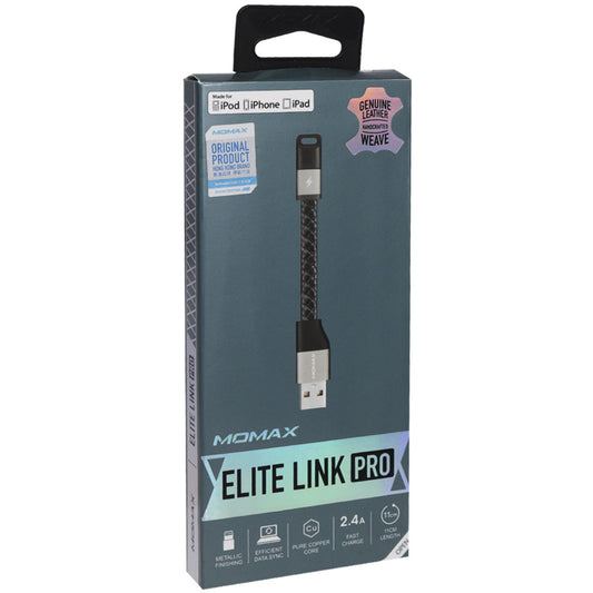 Lightning cable 2.4A (0.1m) Momax DLID