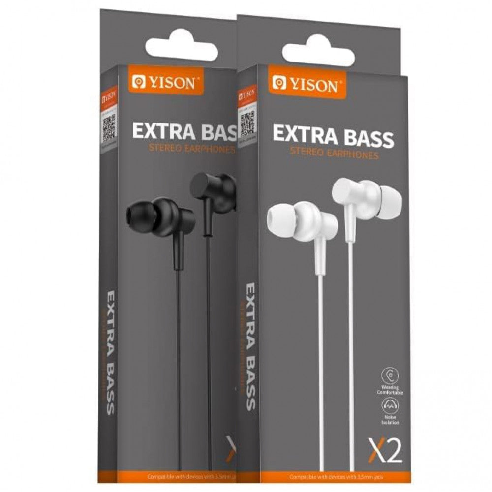 Headphones with microphone 3.5mm Yison X2 – Black