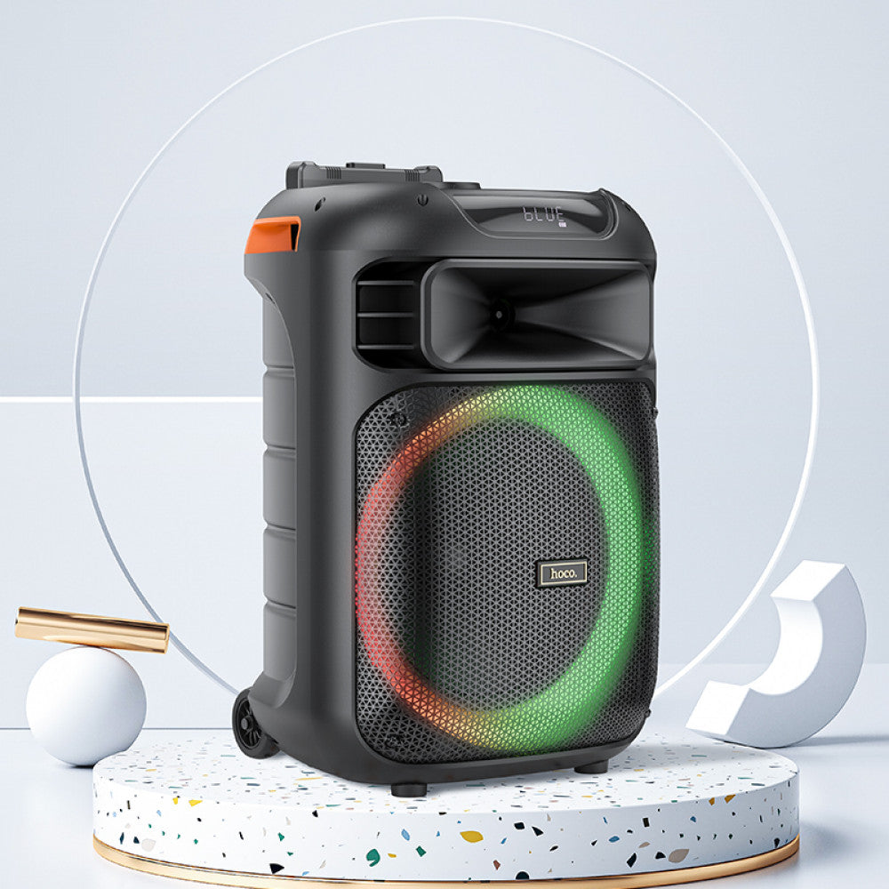 Bluetooth Speaker & 2 Microphones Hoco HA5 – Black