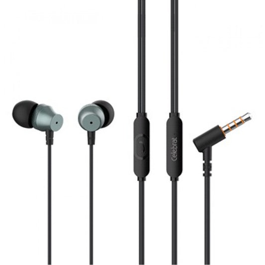 Навушники з мікрофоном 3.5mm Celebrat D11 — Black