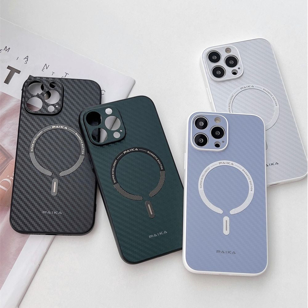 Cover Cases Carbon case with magsafe iPhone 14 Plus — Black