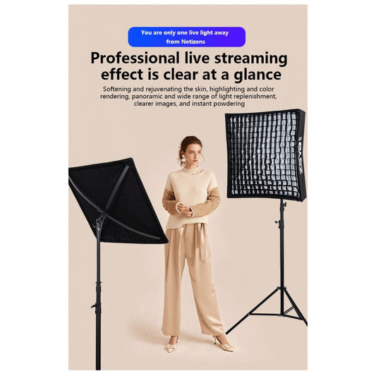 ZSYB JB-150X 150W Dual Color 3200K-5600K Flexible LED Video Light.