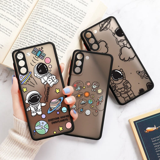 Cover Stickers Space Series TPU Case Xiaomi Redmi Note 9