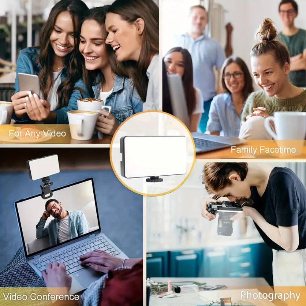 Накамерный видеосвет LED RGB — Pocket camp 03